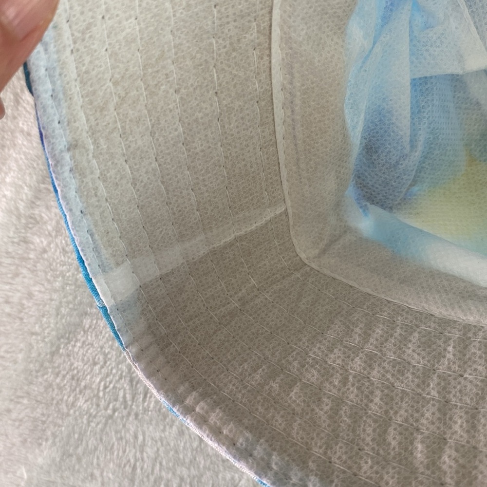 Blue tropical bucket hat - Picture 12 of 16
